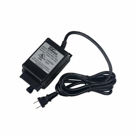 Jesco 12V Transformer With 72 in. Power Cord- Black TRANS12W-OD